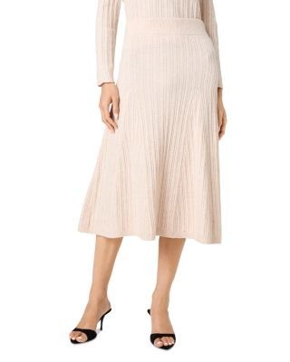 French Connection Lucien Pull On Midi Flare Skirt