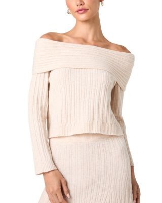 French Connection Lucien Off-The-Shoulder Sweater