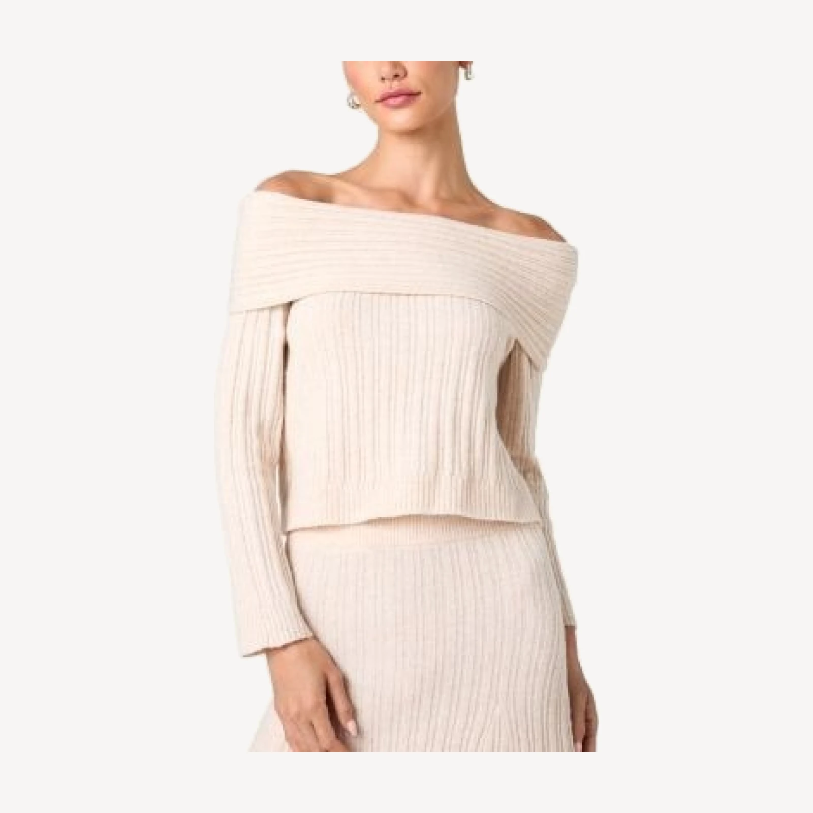 French Connection Lucien Off-The-Shoulder Sweater