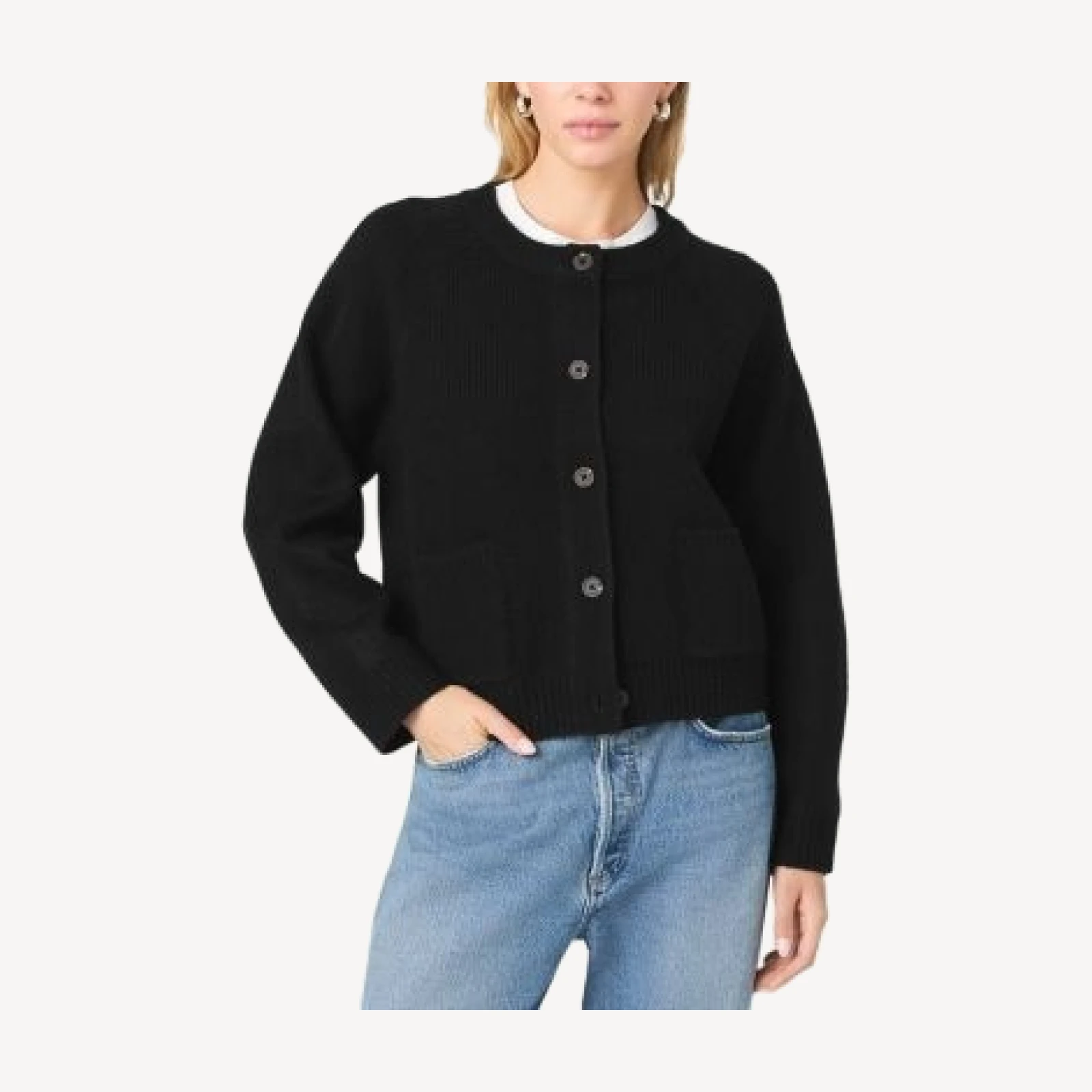 French Connection Long Sleeve Knit Cardigan