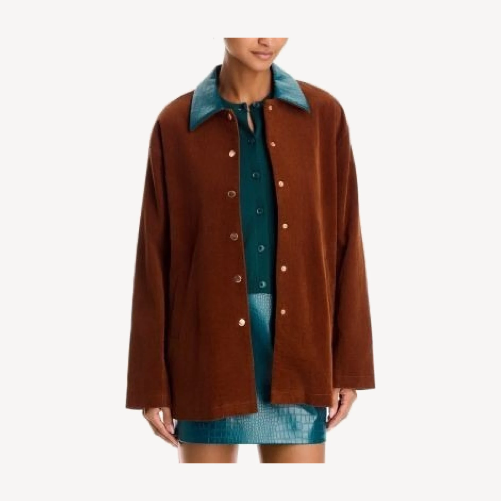 French Connection Casey Cotton Stretch Corduroy Coat