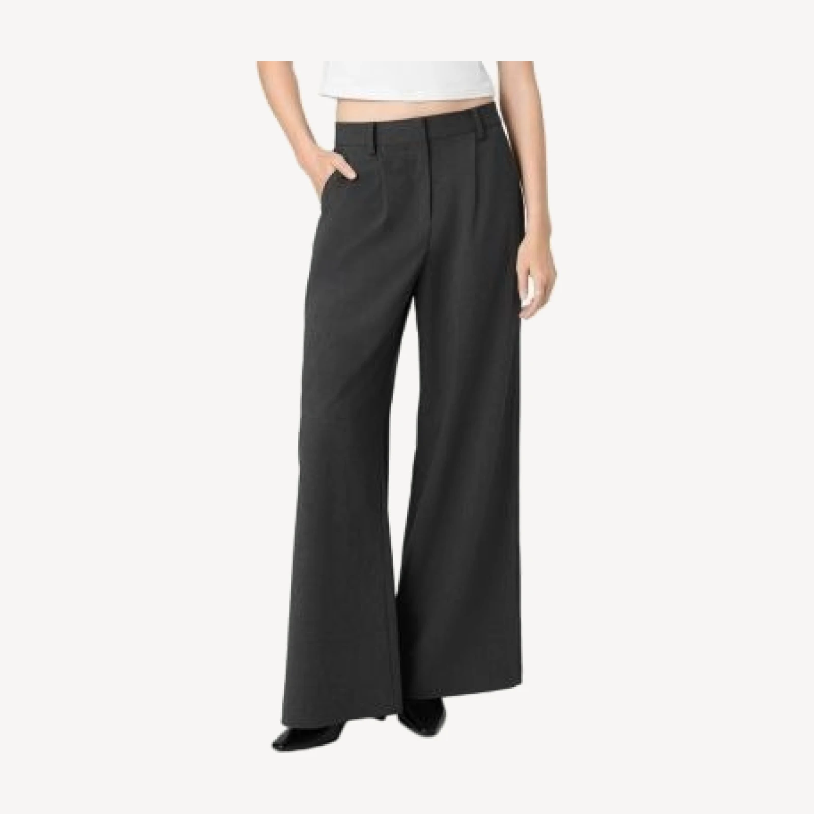 French Connection Tavi Crosshatch Wide Leg Pants
