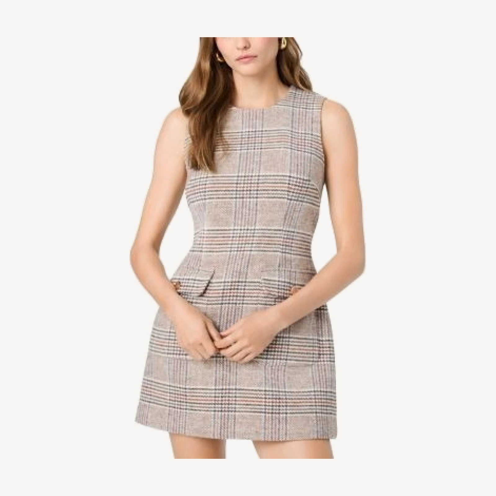 French Connection Sutton Plaid Print Mini Dress