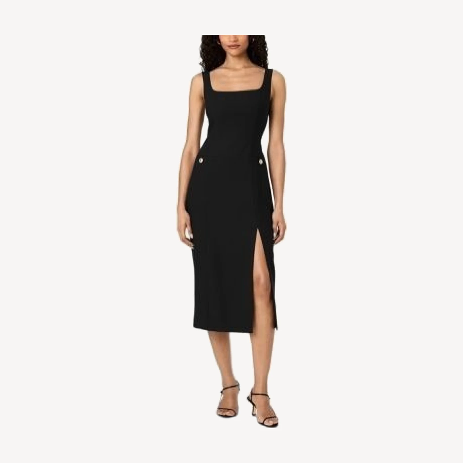 French Connection Kai Slit Front Dress
