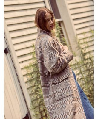 French Connection Sutton Plaid Coat