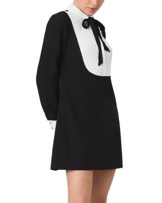 French Connection Echo Mixed Media Cristi Dress
