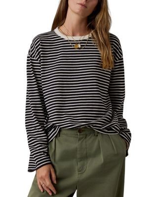 Faherty Sunwashed Long Sleeve Retro Tee