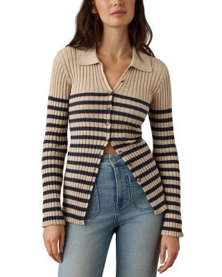 Faherty Sunwashed Cotton Ribbed Cardigan