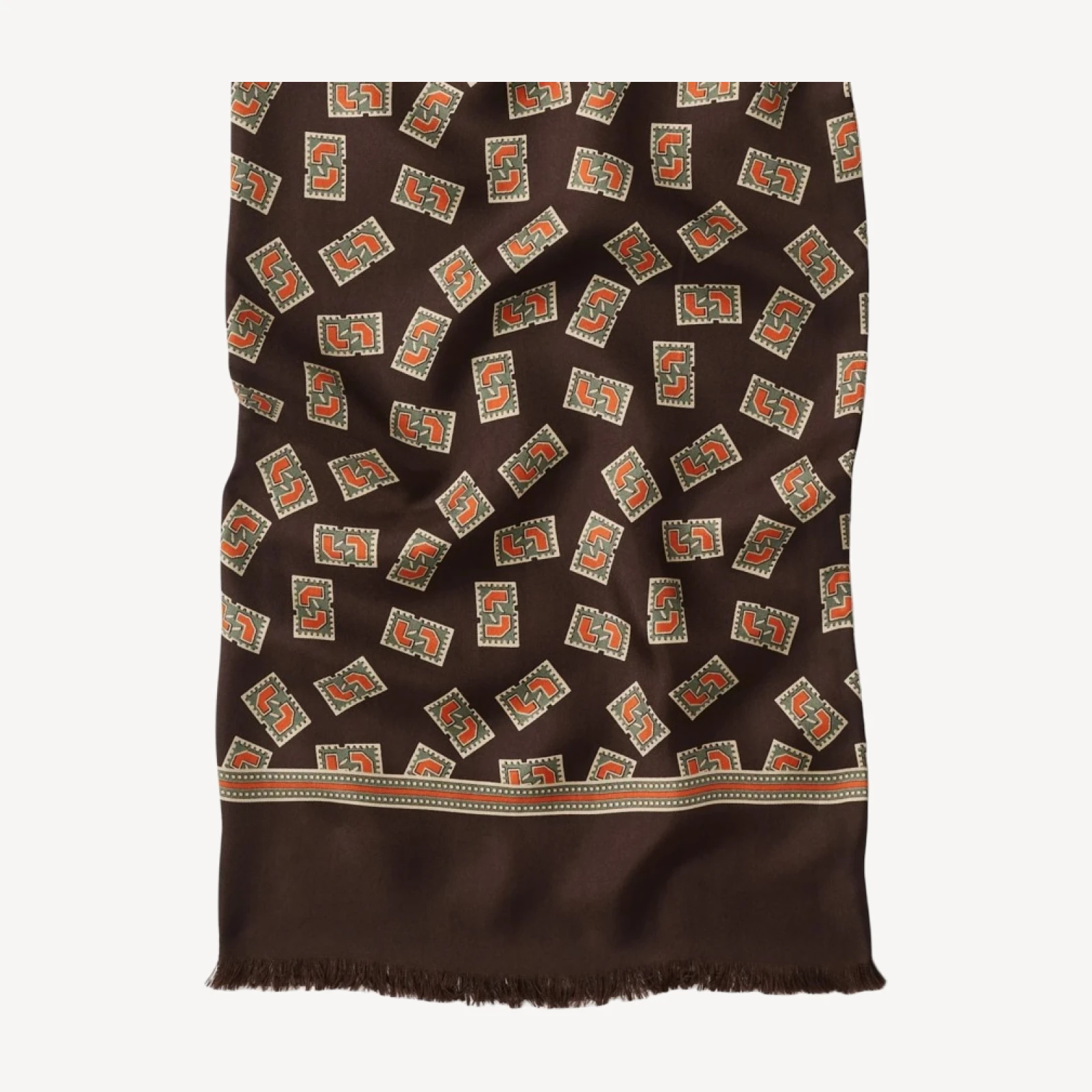 Erik's Stamp Italian Silk Scarf