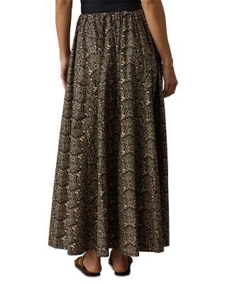 Faherty Coastal Nera Cotton Maxi Skirt
