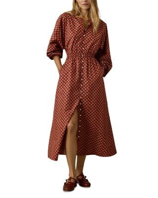Faherty Coastal Poplin Suri Dress