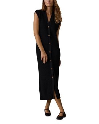 Faherty Miramar Cotton & Linen Duster Dress