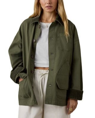 Faherty Sunwashed Canvas Barn Jacket