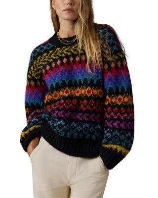 Faherty Apres Alpaca Blend Crewneck Sweater