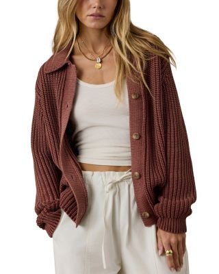 Faherty Sunwashed Cotton Lodge Cardigan
