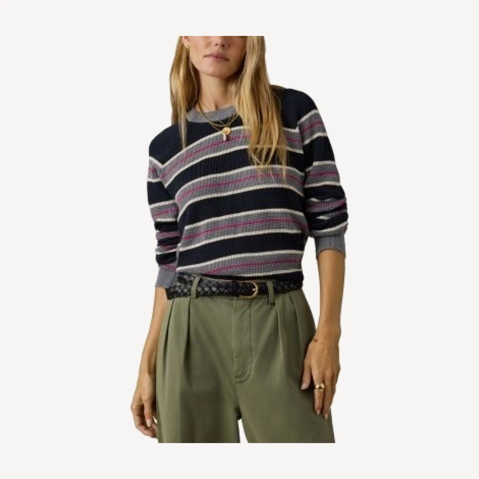 Faherty Throwback Waffle Sweater