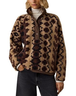 Faherty Fireside Fleece Pullover Top