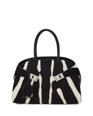 Ferragamo Hug Medium Calf Hair Handbag