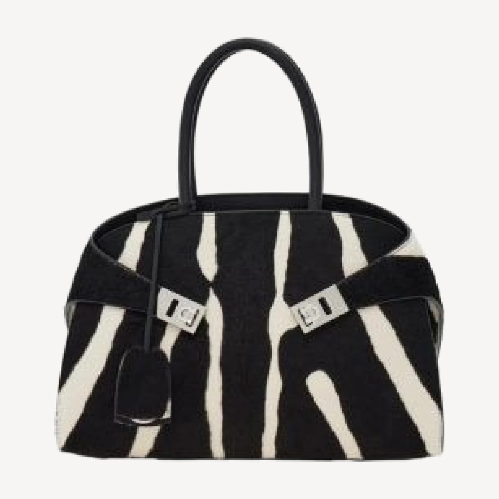 Ferragamo Hug Medium Calf Hair Handbag