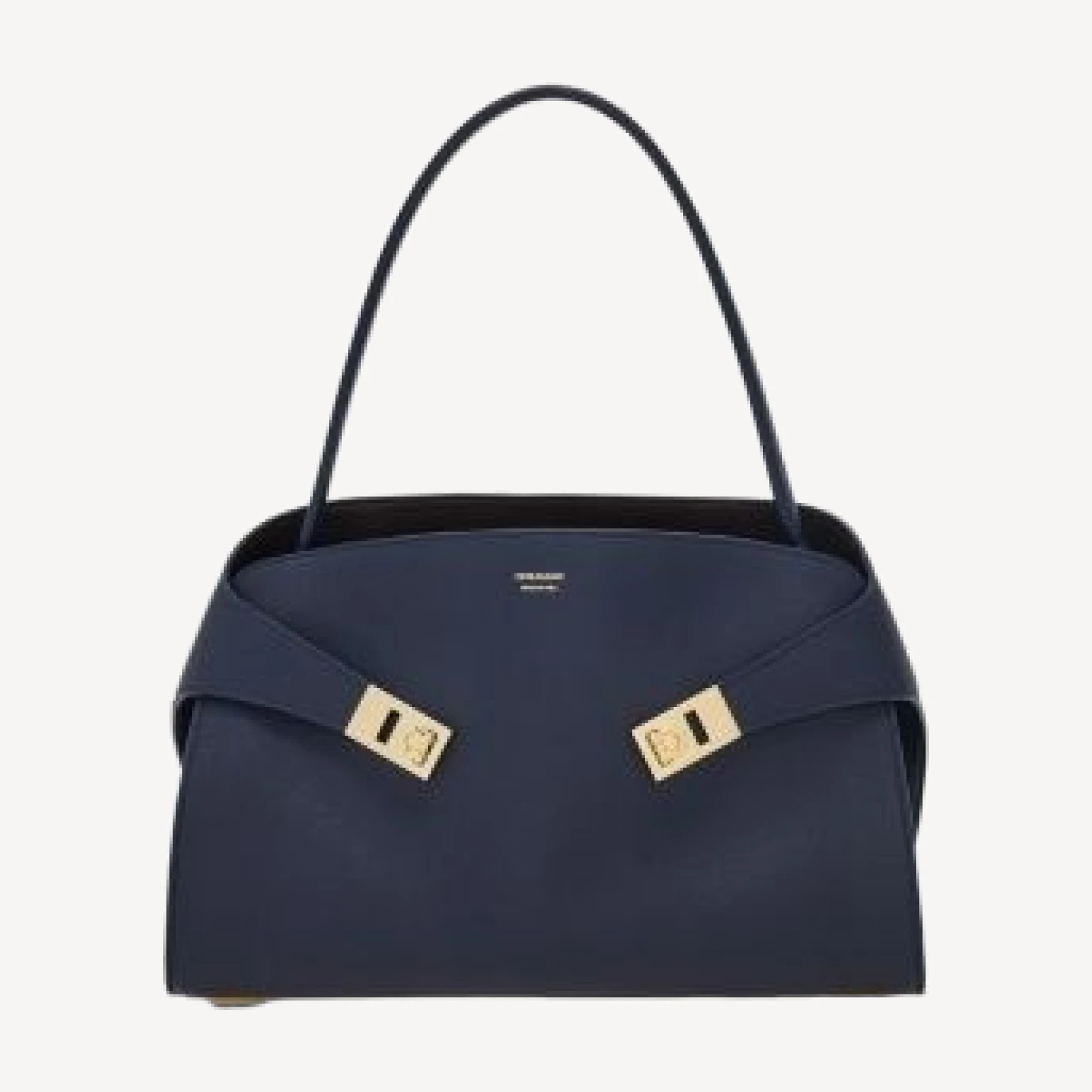 Ferragamo Hug Soft Black Leather Handbag