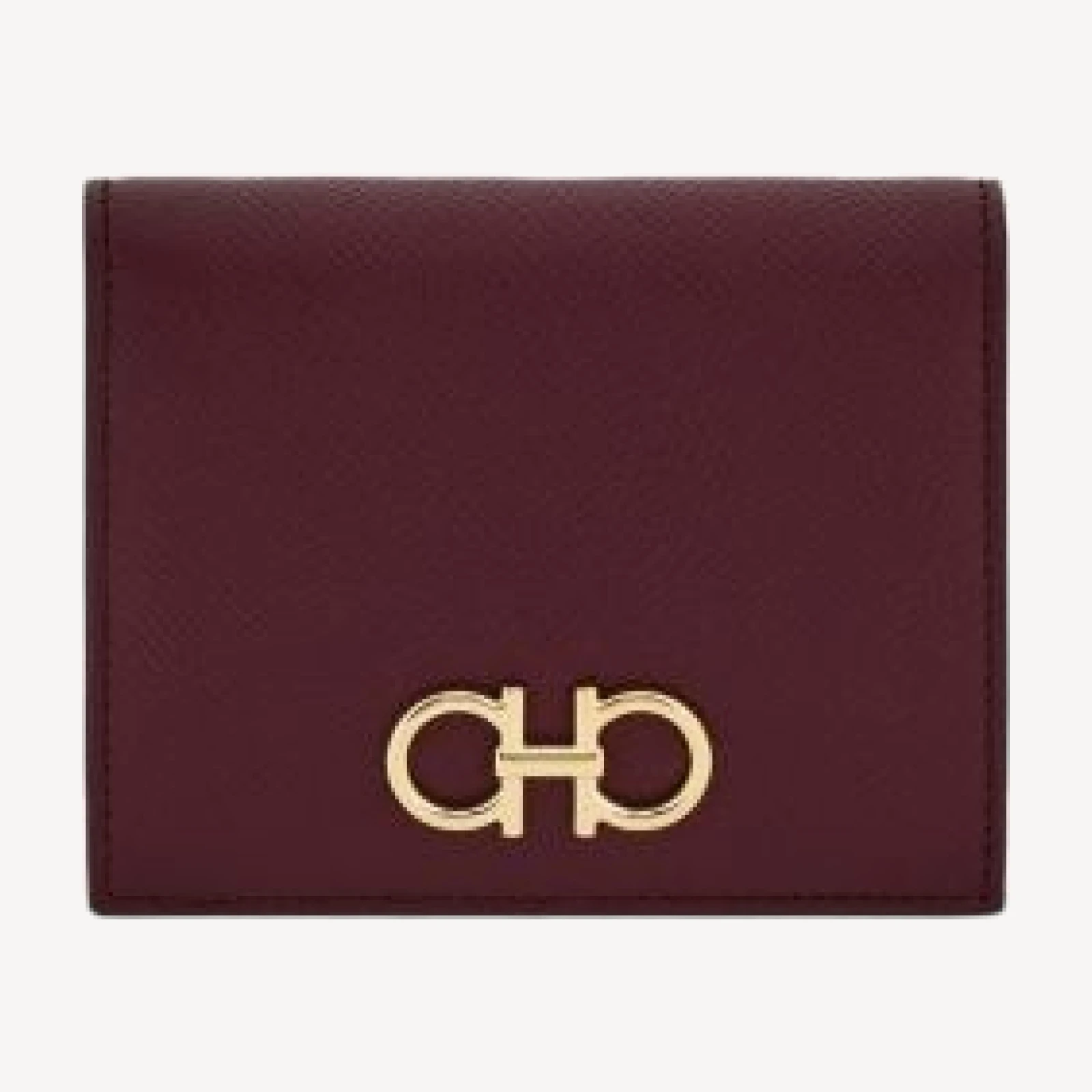 Ferragamo Gancini Compact Leather Wallet