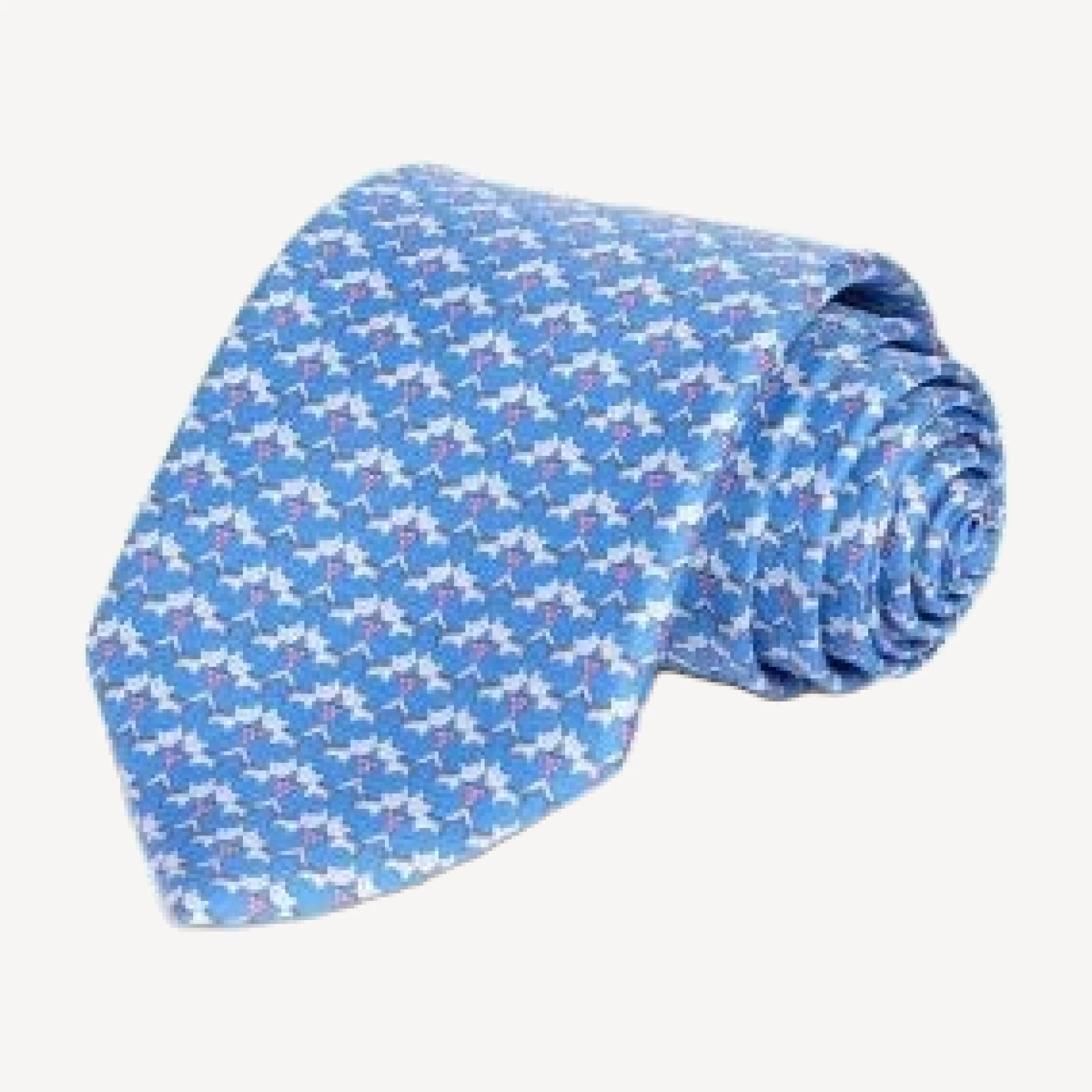 Ferragamo Silk Classic Fox Tie