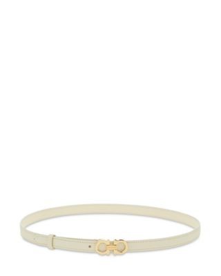 Ferragamo Gancini Fixed Leather Belt