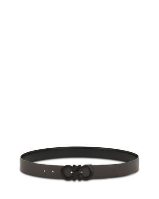 Ferragamo Gancini Reversible Adjustable Leather Belt