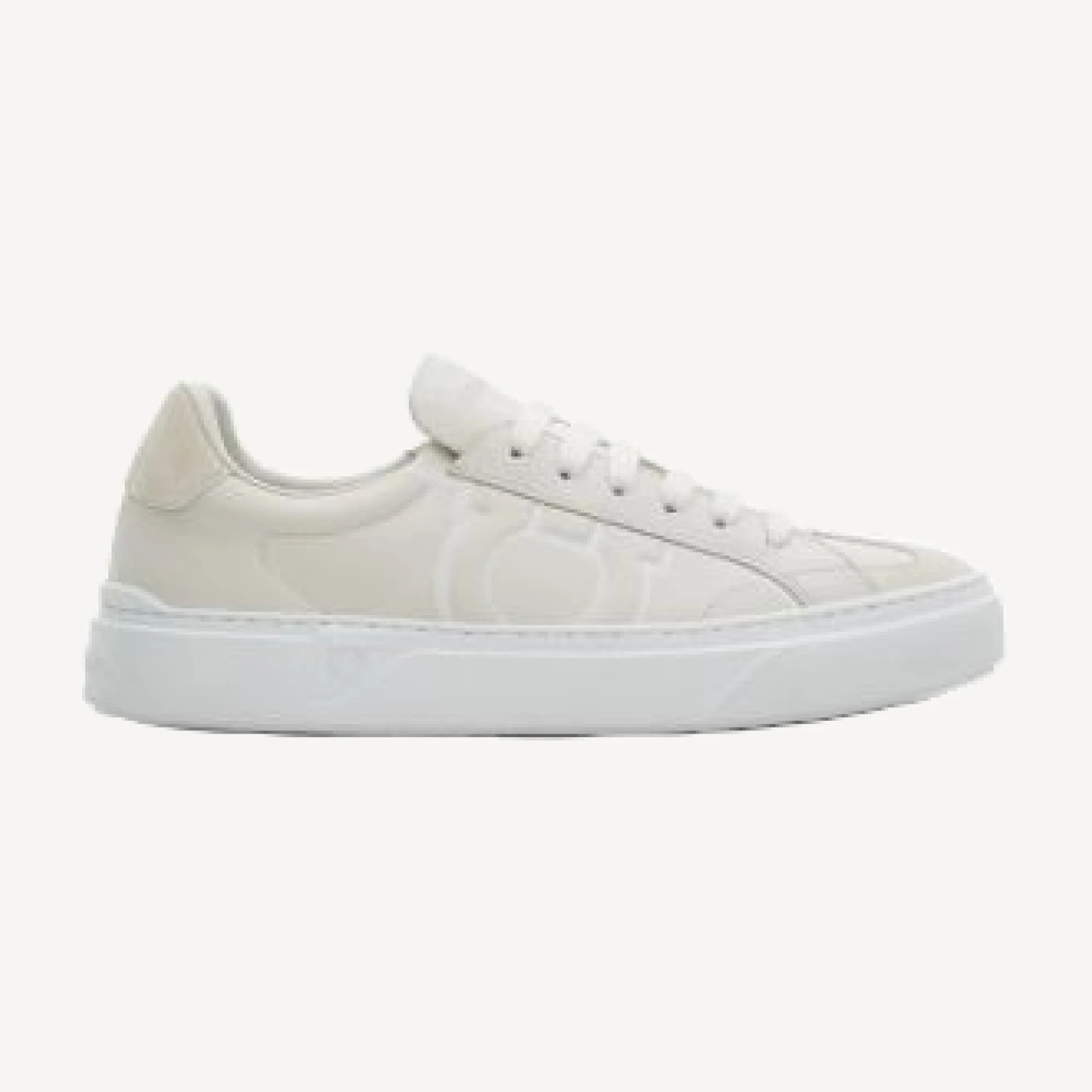 Ferragamo Men's Gancini Leather Sneakers