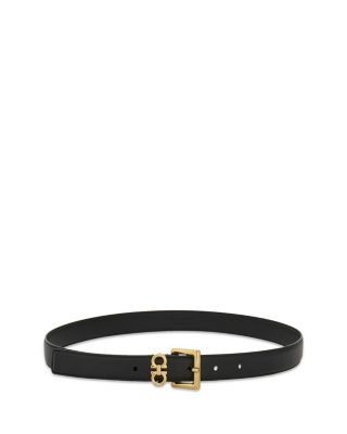 Ferragamo Women's Double Gancini Fixed Belt