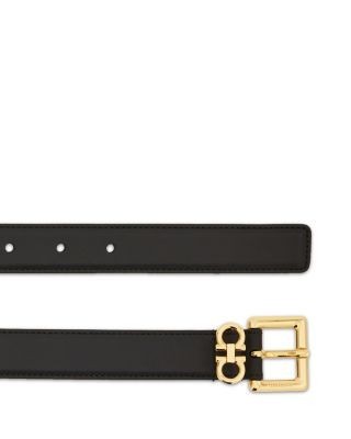 Ferragamo Women's Double Gancini Fixed Belt