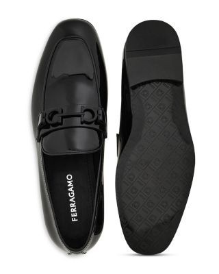 Ferragamo Men's Baltyver Patent Leather Loafers