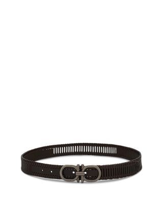 Ferragamo Men's Infinity Buckle Slotted Belt