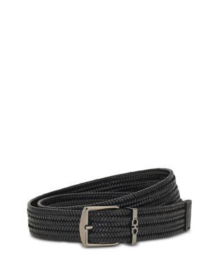 Ferragamo Men's Weave Belt