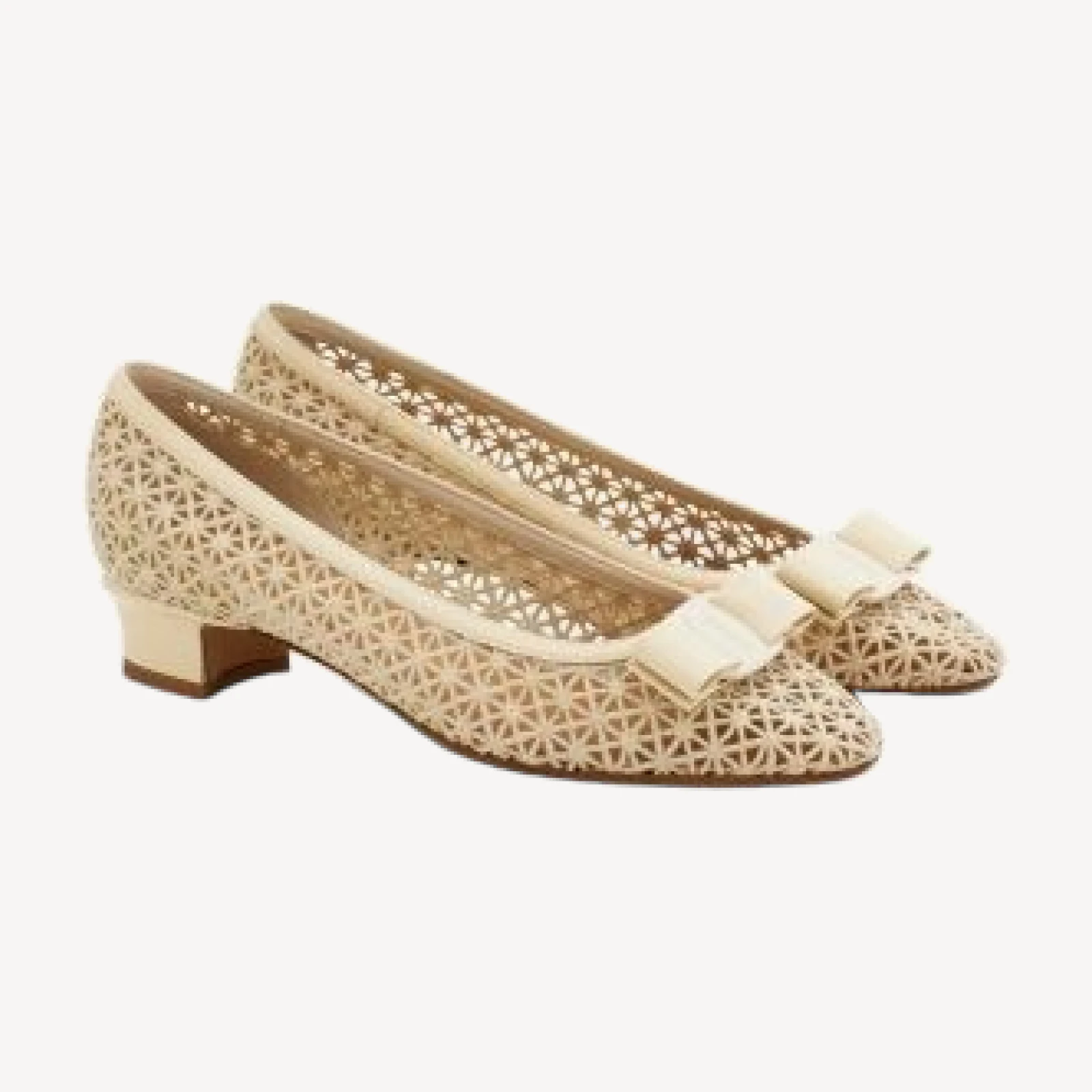 Ferragamo Women's Vara 2.0 Lace Flats