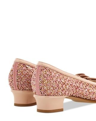 Ferragamo Women's Vara 2.0 Lace Flats