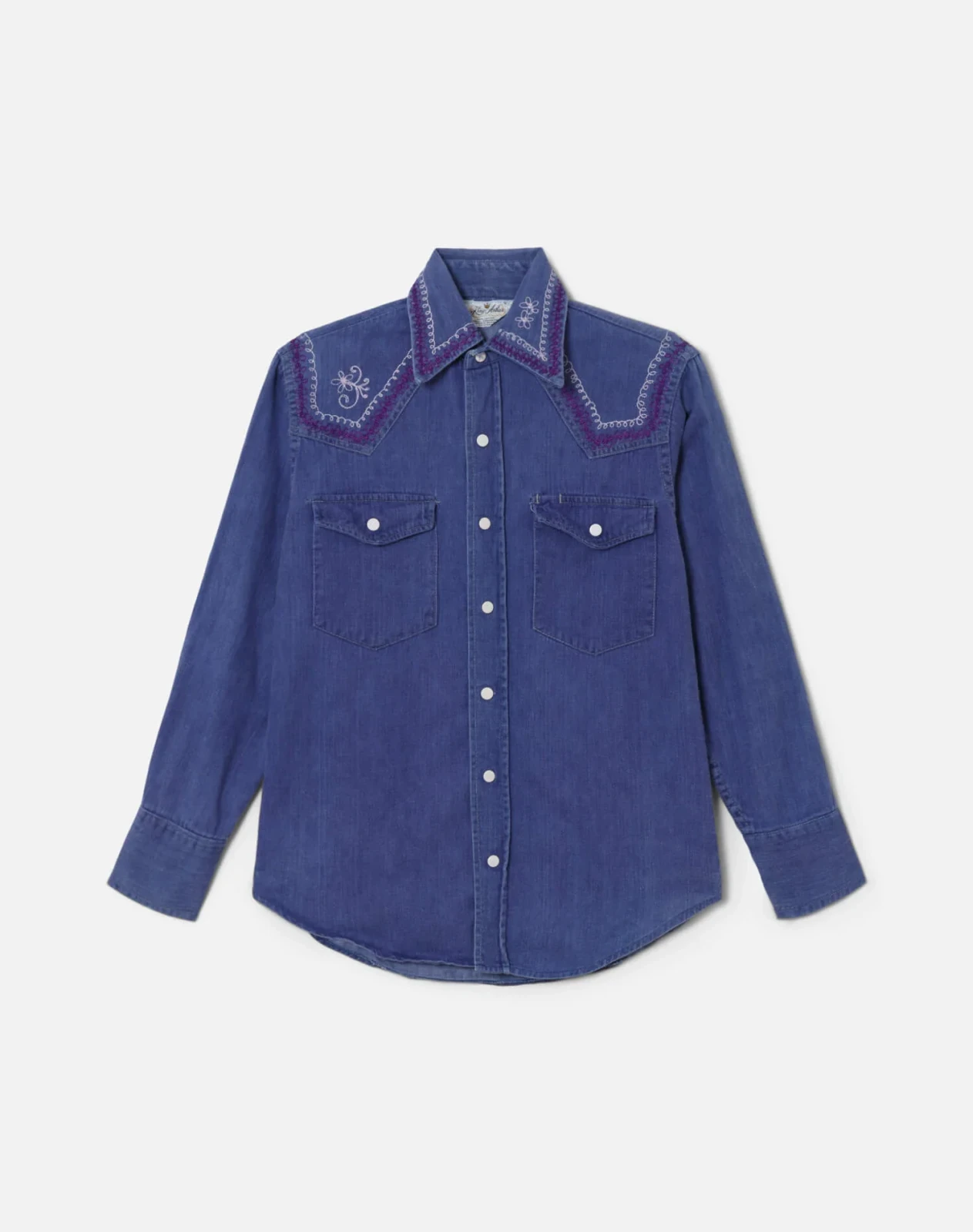 70s Embroidered King Arthur Shirt