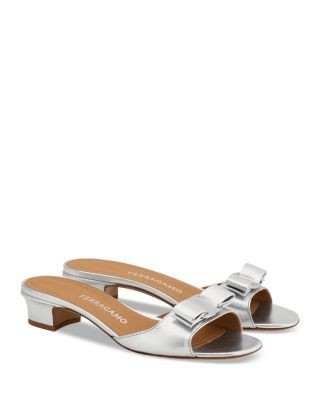 Ferragamo Women's Vanilla Slide Sandals