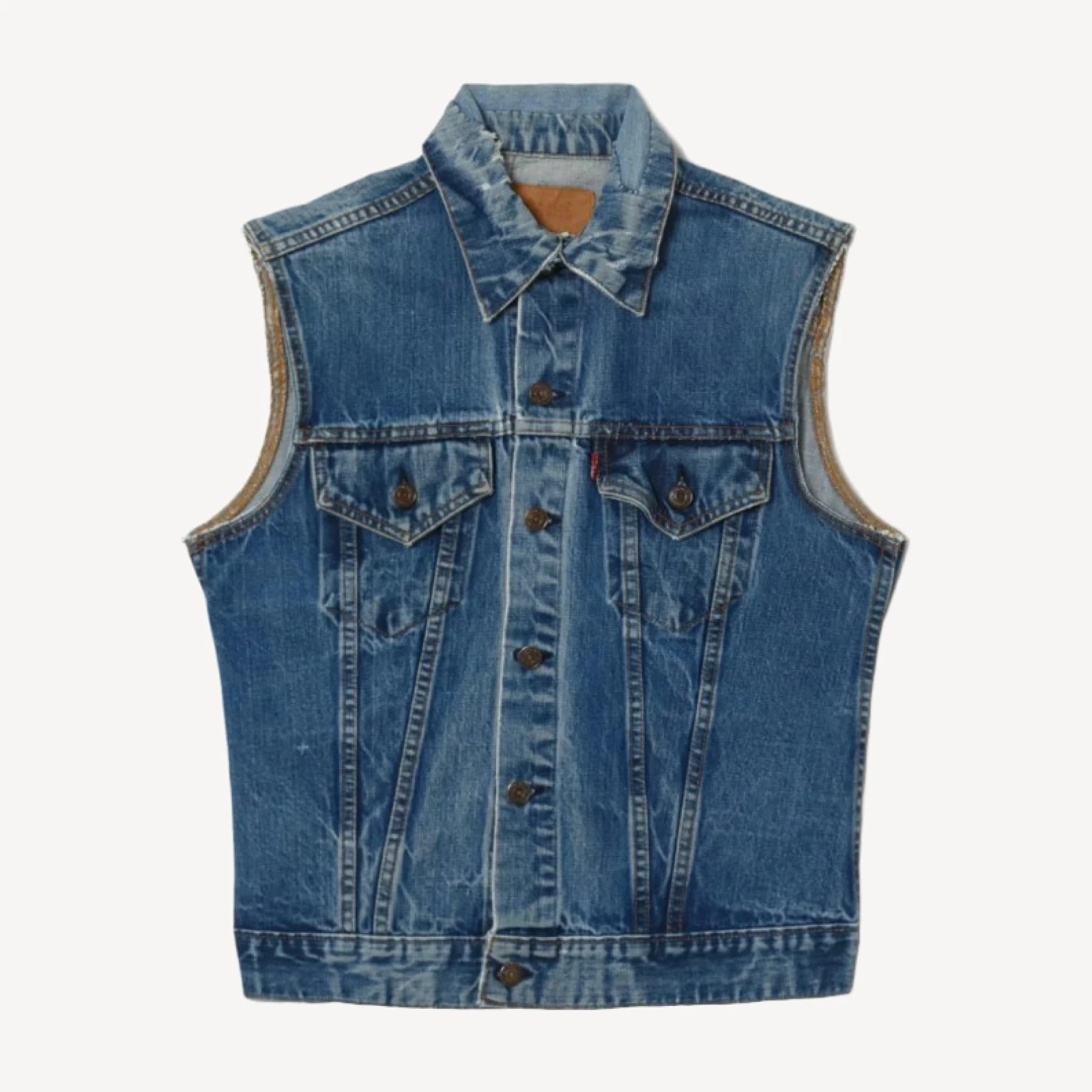 70s Levi's Cut Off Trucker Vest