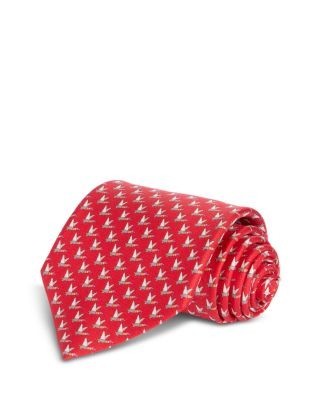 Ferragamo Silk Classic Bird Tie