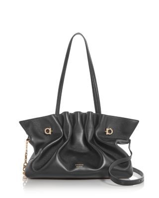 Ferragamo Soft Leather Shoulder Bag