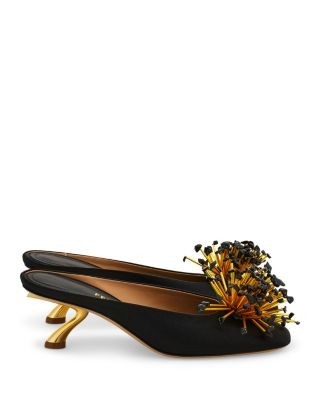 Ferragamo Women's Sculptural Heel Mules