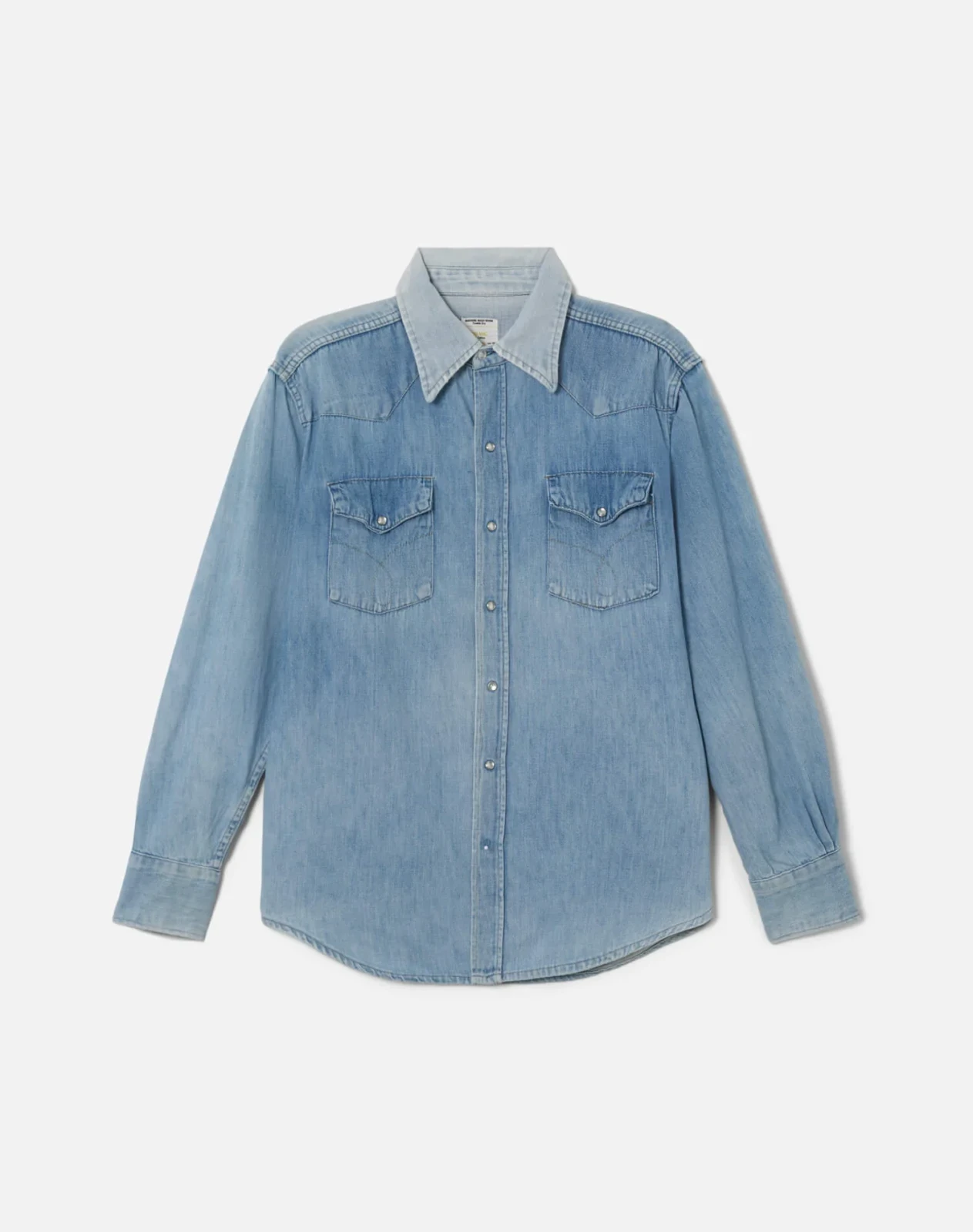70s Big Mac Pearl Snap Denim Shirt