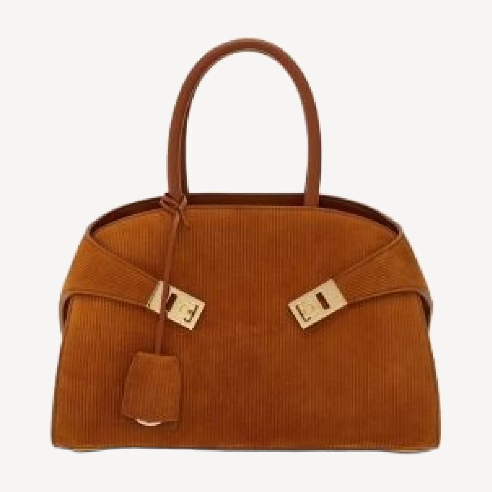 Ferragamo Hug Suede Handbag