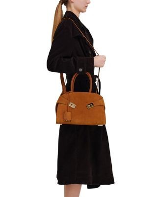 Ferragamo Hug Suede Handbag