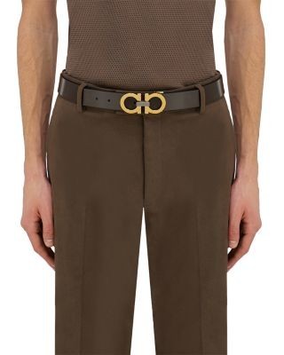 Ferragamo Double Sided Adjustable Leather Belt