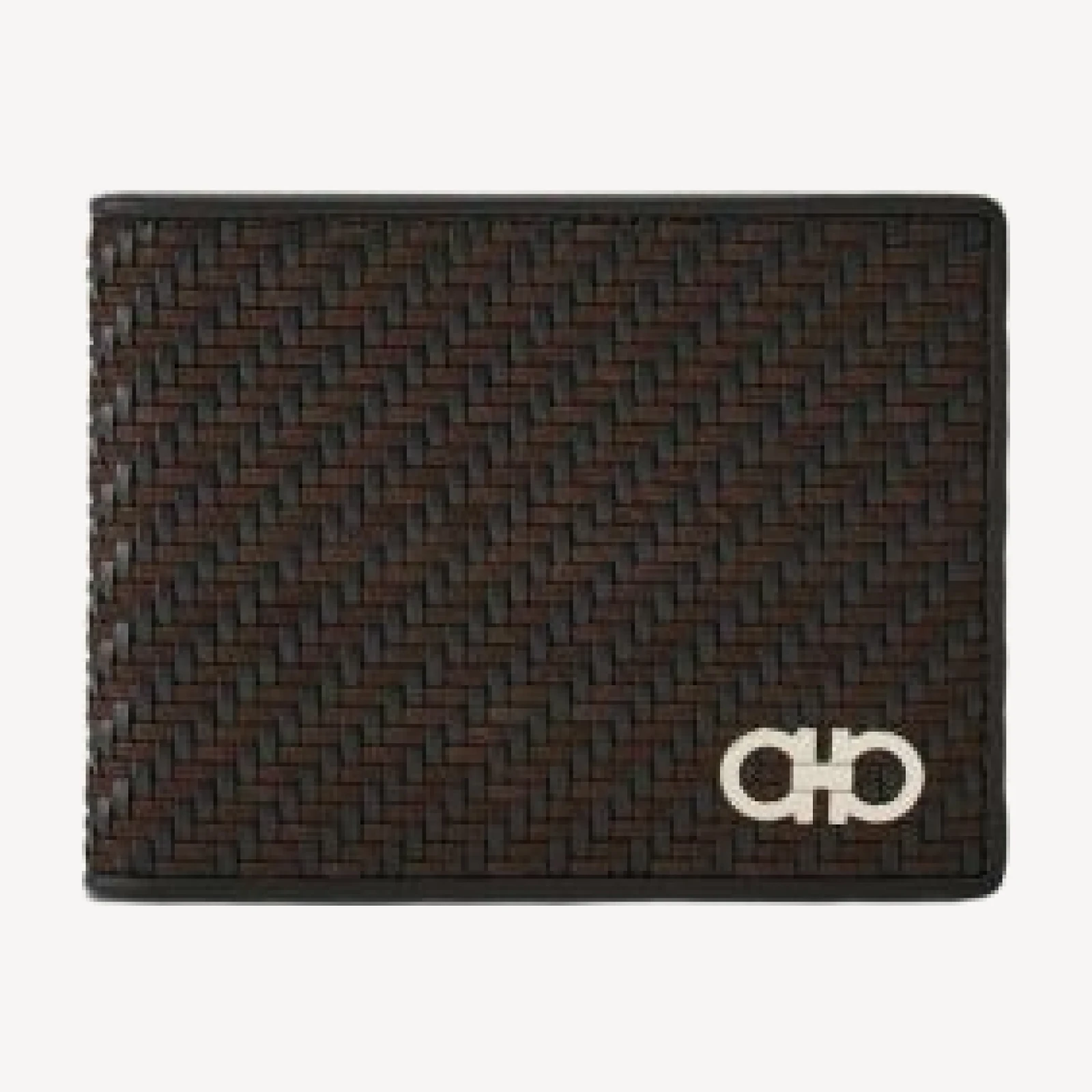 Ferragamo Gancio Woven Cardholder