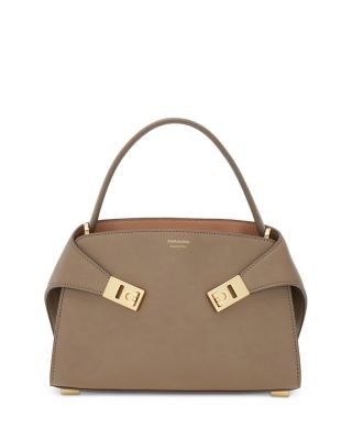 Ferragamo Hug Soft Leather Shoulder Bag