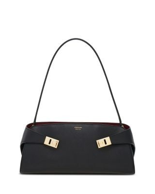 Ferragamo Hug East West Leather Shoulder Bag