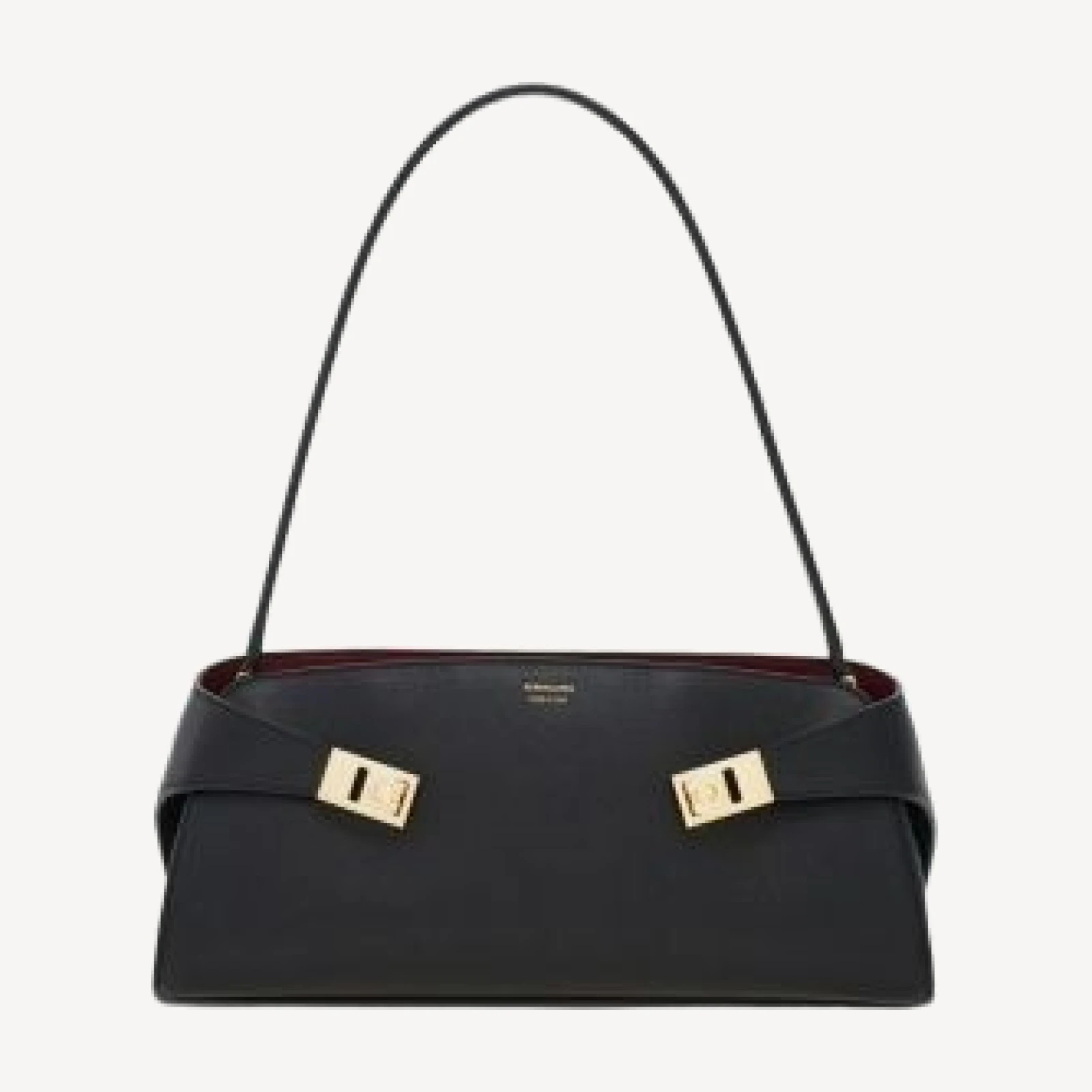 Ferragamo Hug East West Leather Shoulder Bag